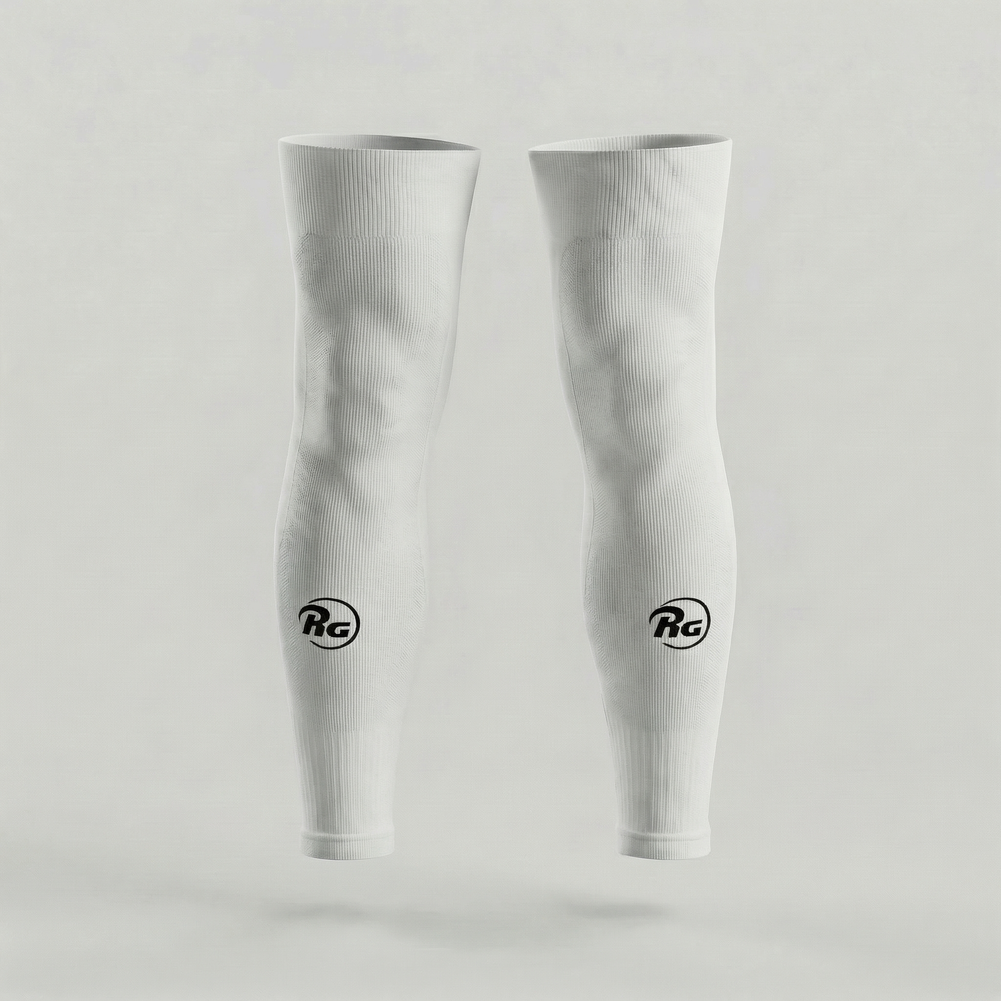 RG FOOTLESS SOCKS White 3D Visual