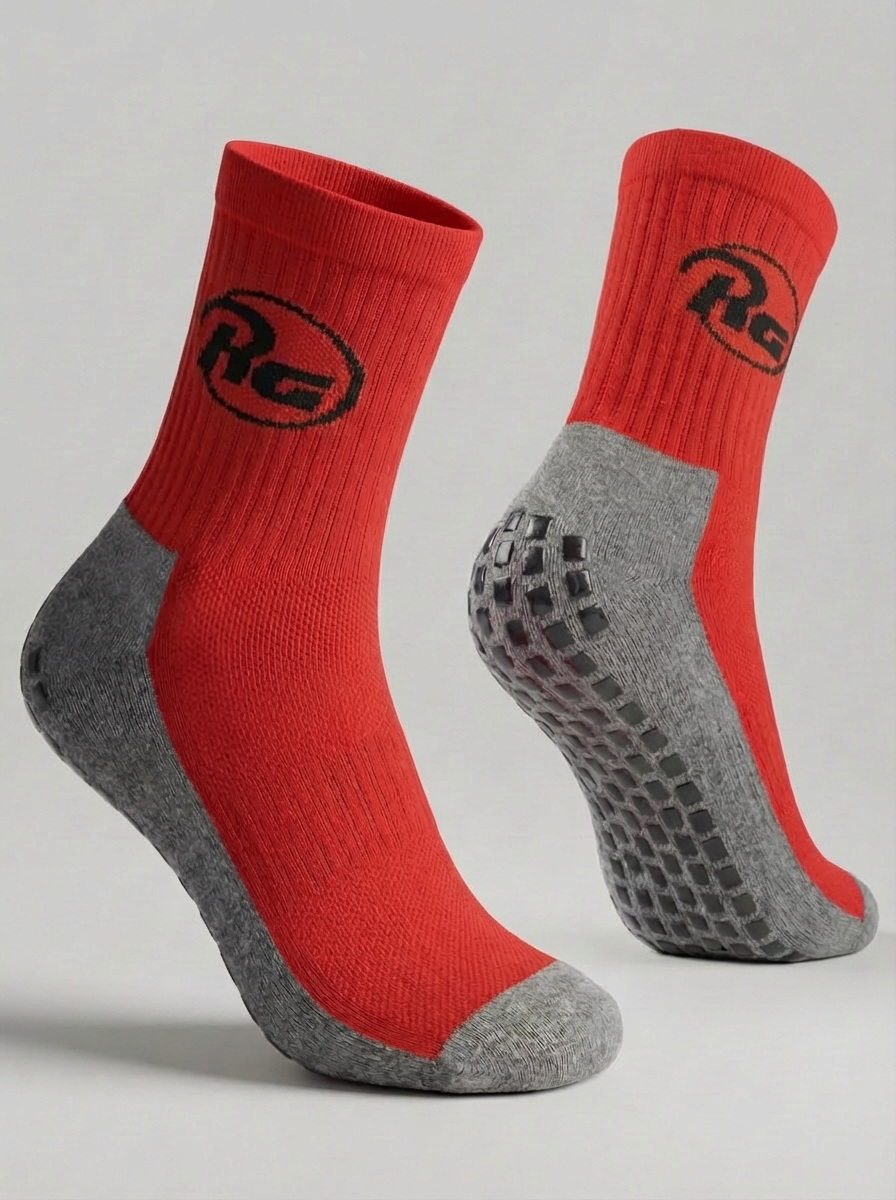 RG Socks Red Version Black Logo